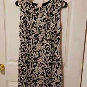 Vintage print cocktail dress